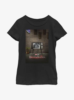 Marvel WandaVision Poster 50s Youth Girls T-Shirt