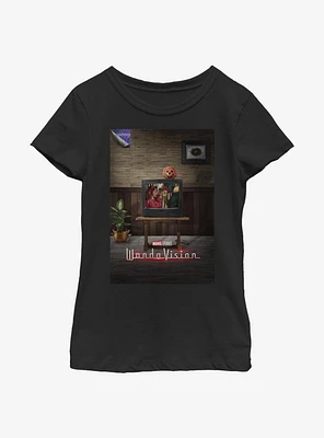 Marvel WandaVision Poster 90s Youth Girls T-Shirt