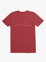 There Is A Cat My Heart Red T-Shirt