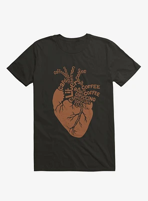 Coffee Lover Heart T-Shirt