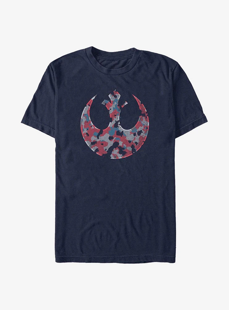 Star Wars Camo Rebel Crest T-Shirt