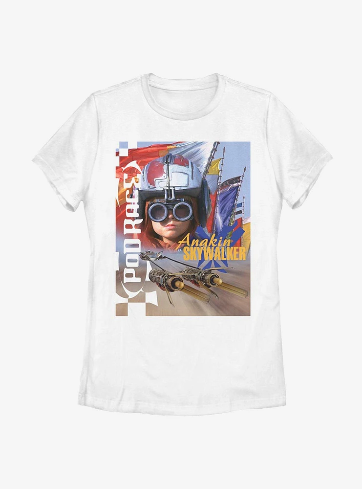Star Wars Anakin Poster Goggles Womens T-Shirt
