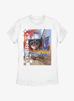 Star Wars Anakin Poster Goggles Womens T-Shirt