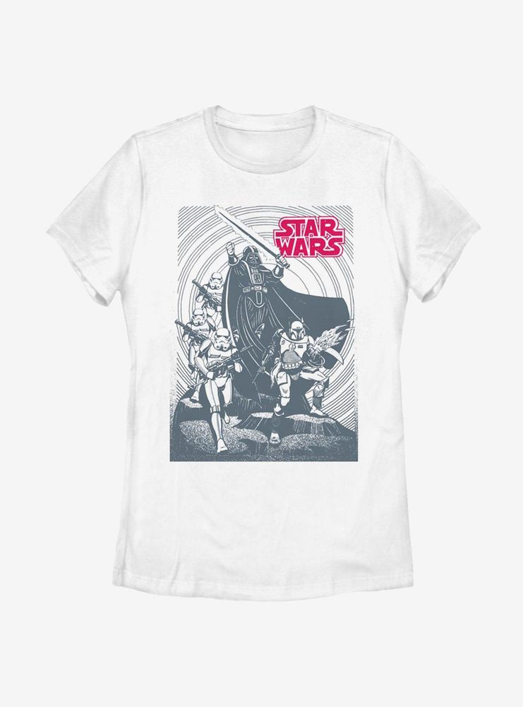 Star Wars Vader On Top Womens T-Shirt