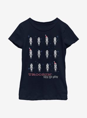 Star Wars Snow Troopers Youth Girls T-Shirt