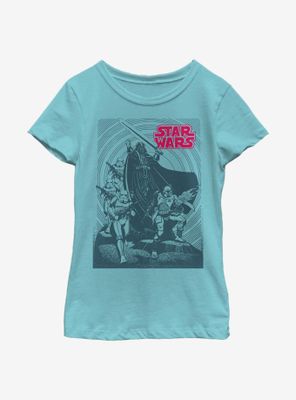 Star Wars Vader On Top Youth Girls T-Shirt