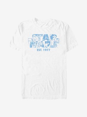 Star Wars Logo Faces T-Shirt