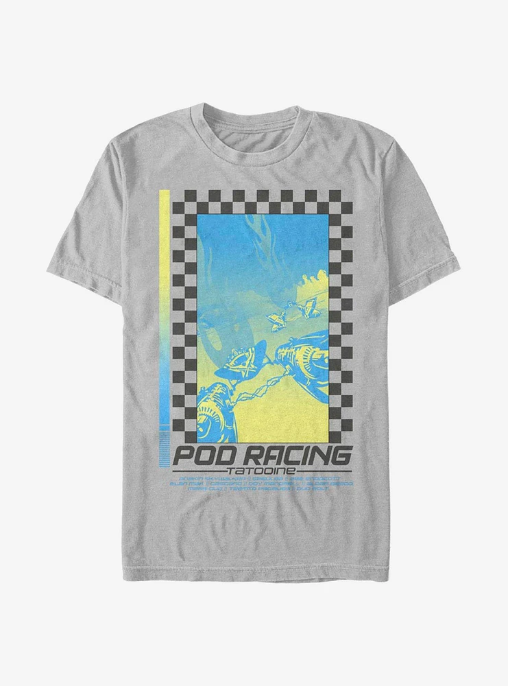 Star Wars Pod Race Poster T-Shirt