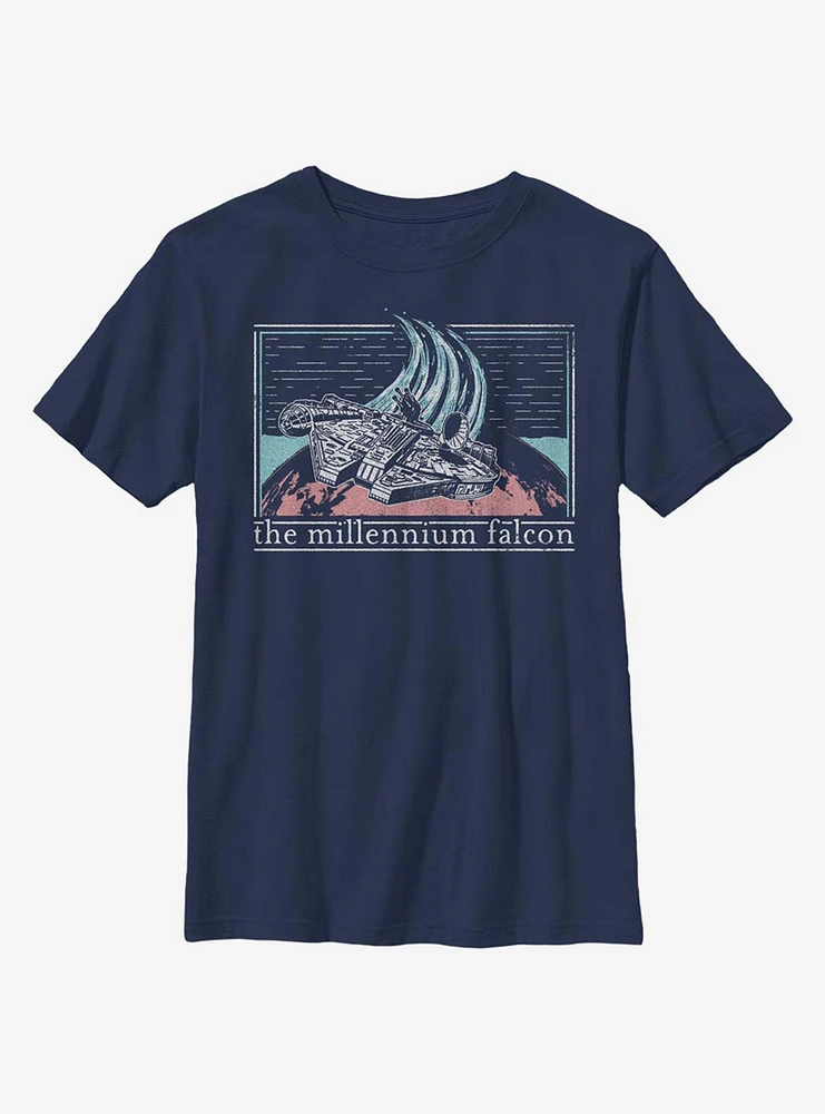 Star Wars Falcon Flyby Youth T-Shirt