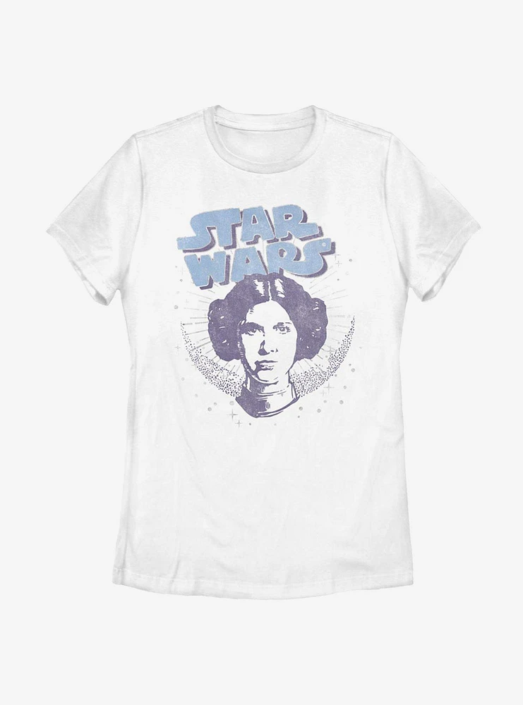 Star Wars Leia Moon Womens T-Shirt