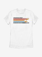 Star Wars Retro Pod Race Lines Womens T-Shirt