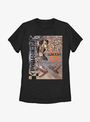 Star Wars Pod Race Sebulba Womens T-Shirt