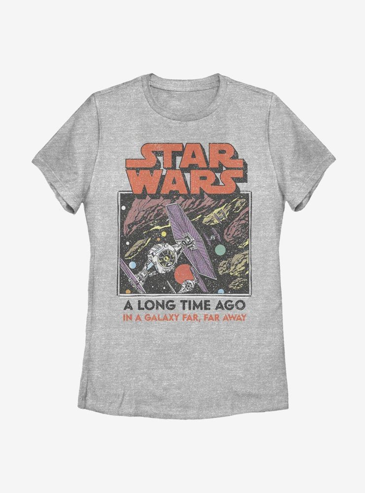 Star Wars Cover A Long Time Ago Womens T-Shirt