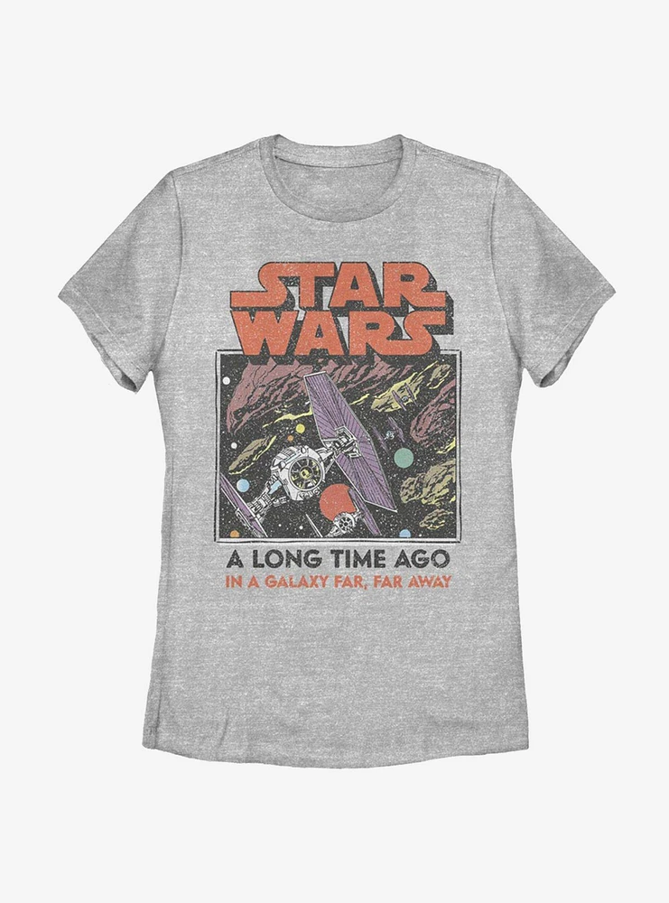 Star Wars Cover A Long Time Ago Womens T-Shirt