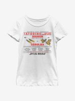 Star Wars Anakin Vs Sebulba Youth Girls T-Shirt