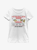Star Wars Anakin Vs Sebulba Youth Girls T-Shirt