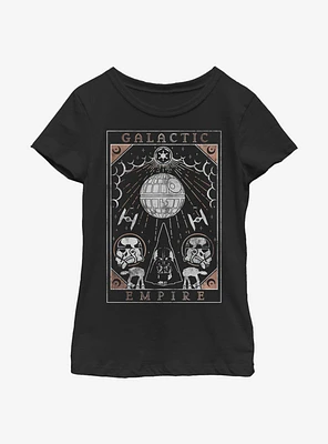 Star Wars Galactic Tarot Youth Girls T-Shirt