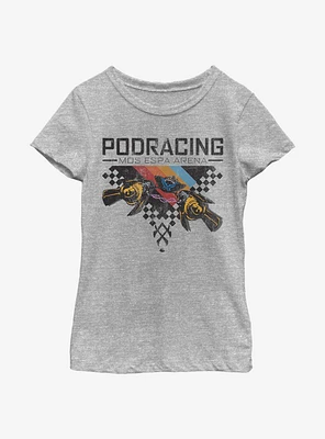 Star Wars Podracing Mos Espa Arena Youth Girls T-Shirt