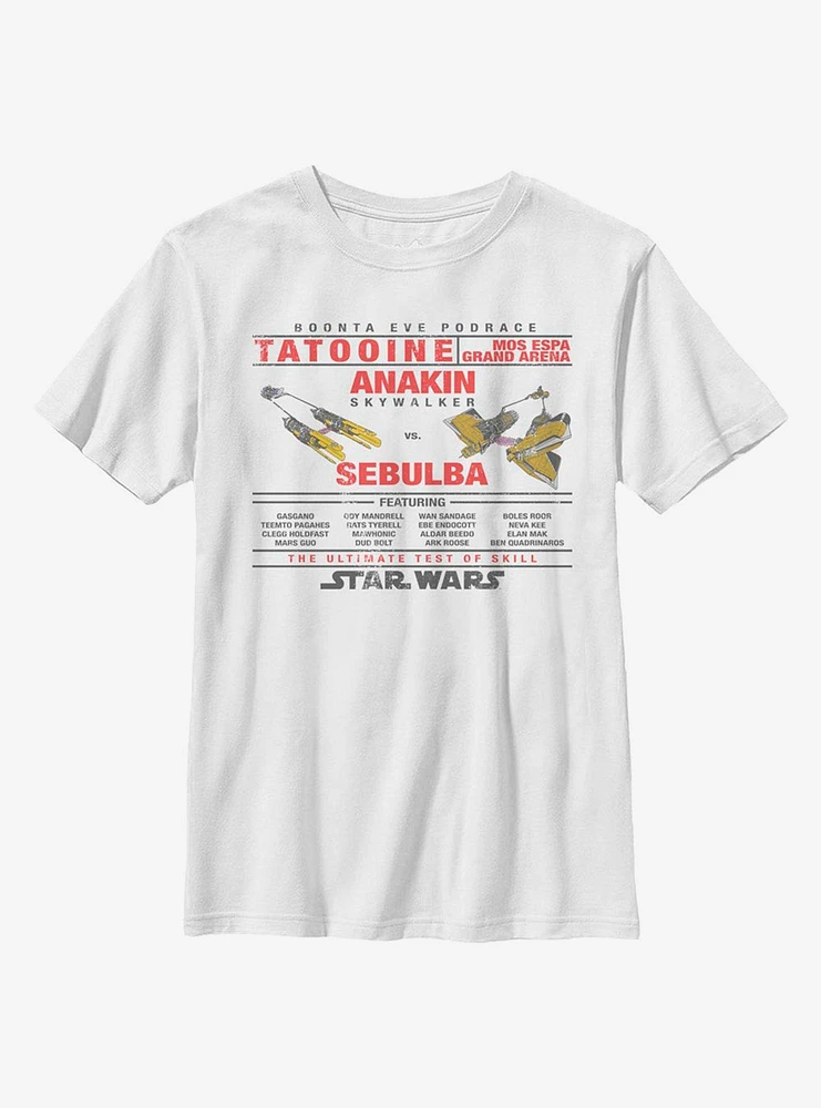 Star Wars Anakin Vs Sebulba Youth T-Shirt