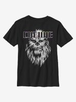 Star Wars Chewie Face Youth T-Shirt