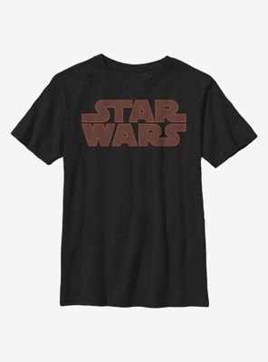 Star Wars Striped Logo Youth T-Shirt