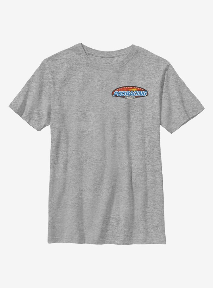 Star Wars Podracing Pocket Logo Youth T-Shirt