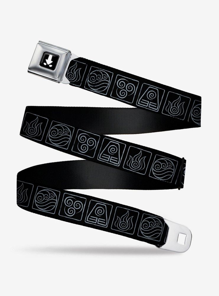 Avatar the Last Airbender Bending Elements Youth Seatbelt Belt