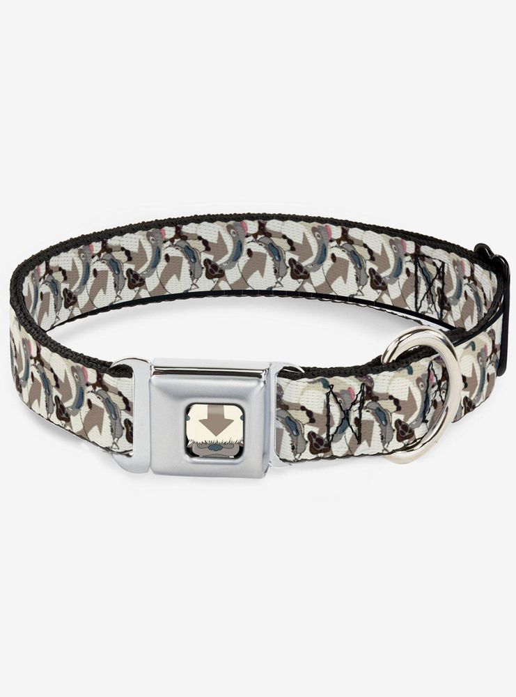 Avatar the Last Airbender Appa Stacked Seatbelt Dog Collar