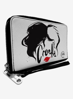 Disney Cruella Sketch Zip Around Wallet
