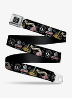 Harry Potter Platform 9/34 Collage Youth Seatbelt Belt