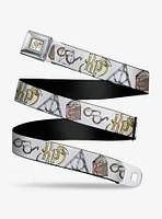 Harry Potter Watercolor Youth Seatbelt Belt