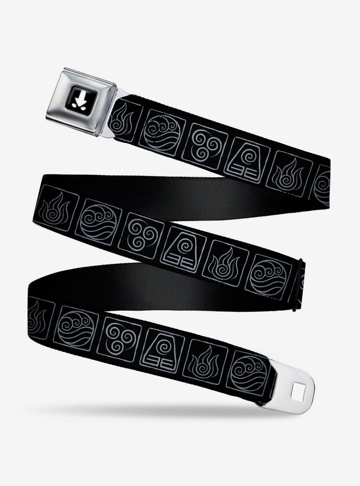 Avatar the Last Airbender Bending Elements Seatbelt Belt