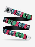 Rick and Morty Circuit Faces Portal Gun Youth Seatbelt Belt