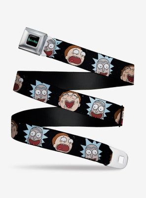 Rick and Morty Expressions in Space Youth Seatbelt Belt