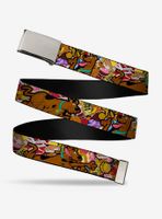 Scooby Doo Snacks Print Clamp Belt