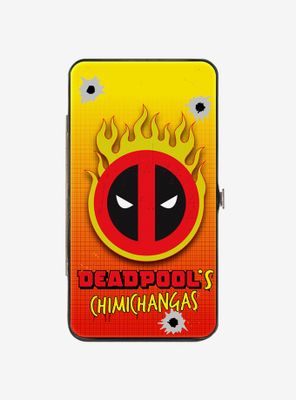 Marvel Deadpool Chimichangas Flaming Hinge Wallet