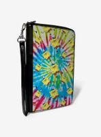 SpongeBob Dancing Tie Dye Zip Around Wallet