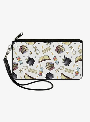 Harry Potter Magical Elements Canvas Clutch Wallet