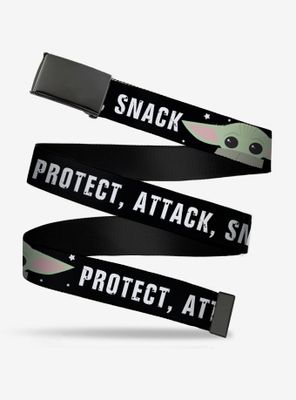 Star Wars The Child Chibi Protect Attack Snack Clamp Belt