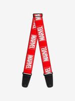 Marvel Red Brick Logo Guitar Strap