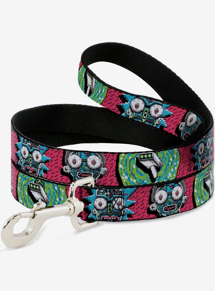 Rick and Morty Circuit Faces Portal Gun Dog Leash