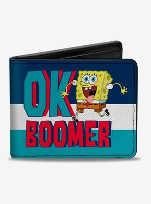 SpongeBob SquarePants OK Boomer Tongue Out Bifold Wallet