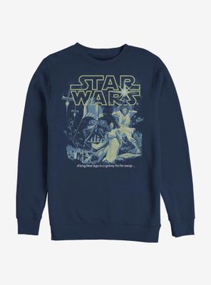 Star Wars Poster Neon Pop Sweatshirt