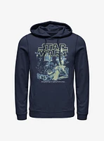Star Wars Poster Neon Pop Hoodie