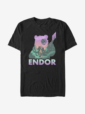 Star Wars Endor Silhouette T-Shirt