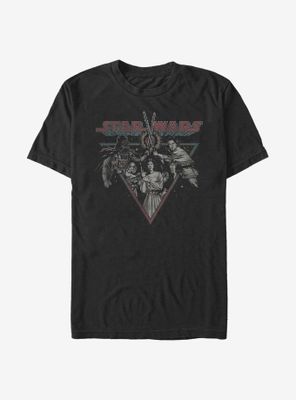 Star Wars Flaming Battle T-Shirt