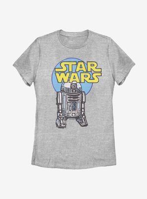 Star Wars R2 Circle Womens T-Shirt
