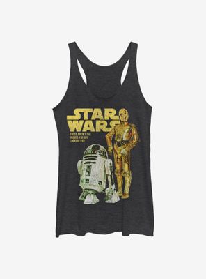 Star Wars Droids Cover Womens Tank Top