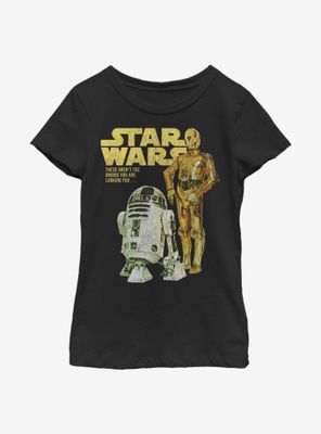 Star Wars Droids Cover Youth Girls T-Shirt