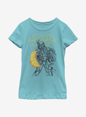 Star Wars Heat Thrower Youth Girls T-Shirt